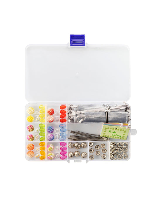 Bastelset für 12 Perlen-Hasen