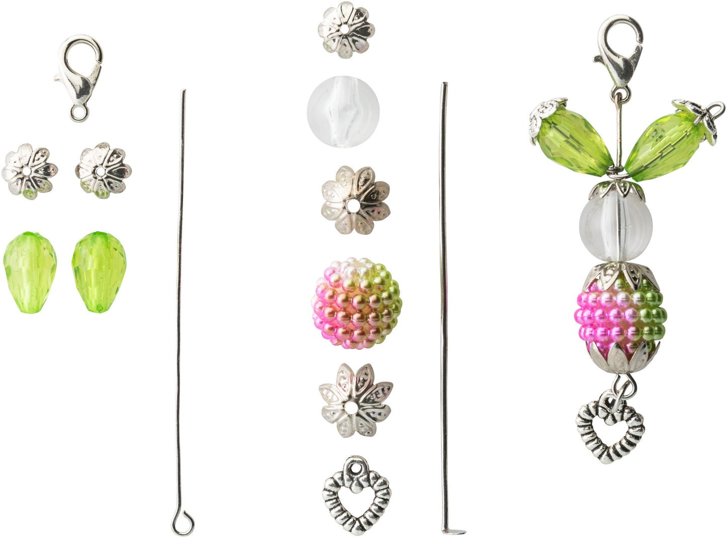 Bastelset für 12 Perlen-Hasen