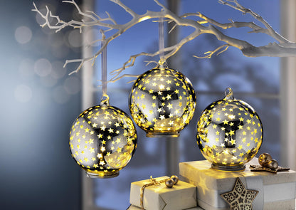 LED-Hängedeko "Sternenmeer" 3er-Set