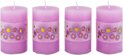 Stumpenkerzen "Amalie" 4er-Set