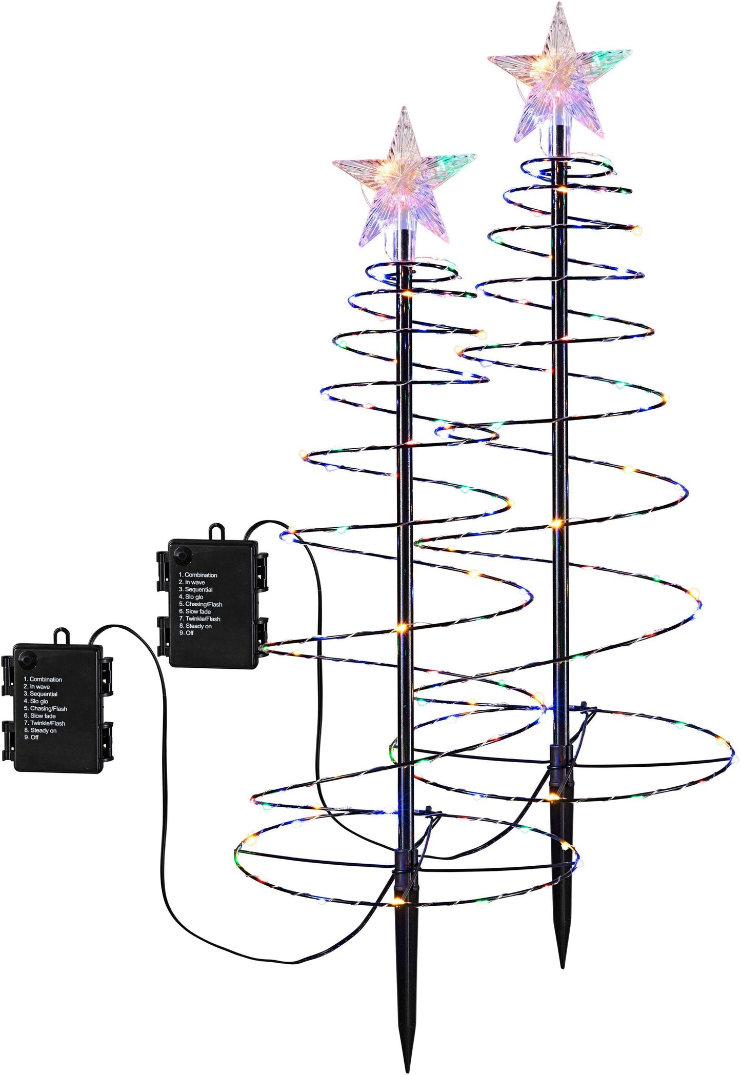 LED-Gartenstecker "Rivolto" 2er-Set
