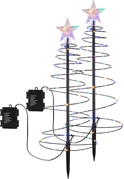 LED-Gartenstecker "Rivolto" 2er-Set