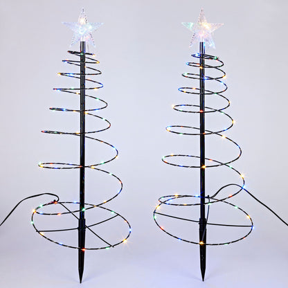 LED-Gartenstecker "Rivolto" 2er-Set