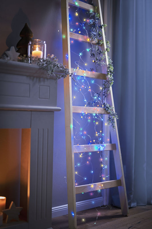 LED-Lichterkette "Pastel Garden" 10m, 100 LEDs, 8 Leuchtmodi