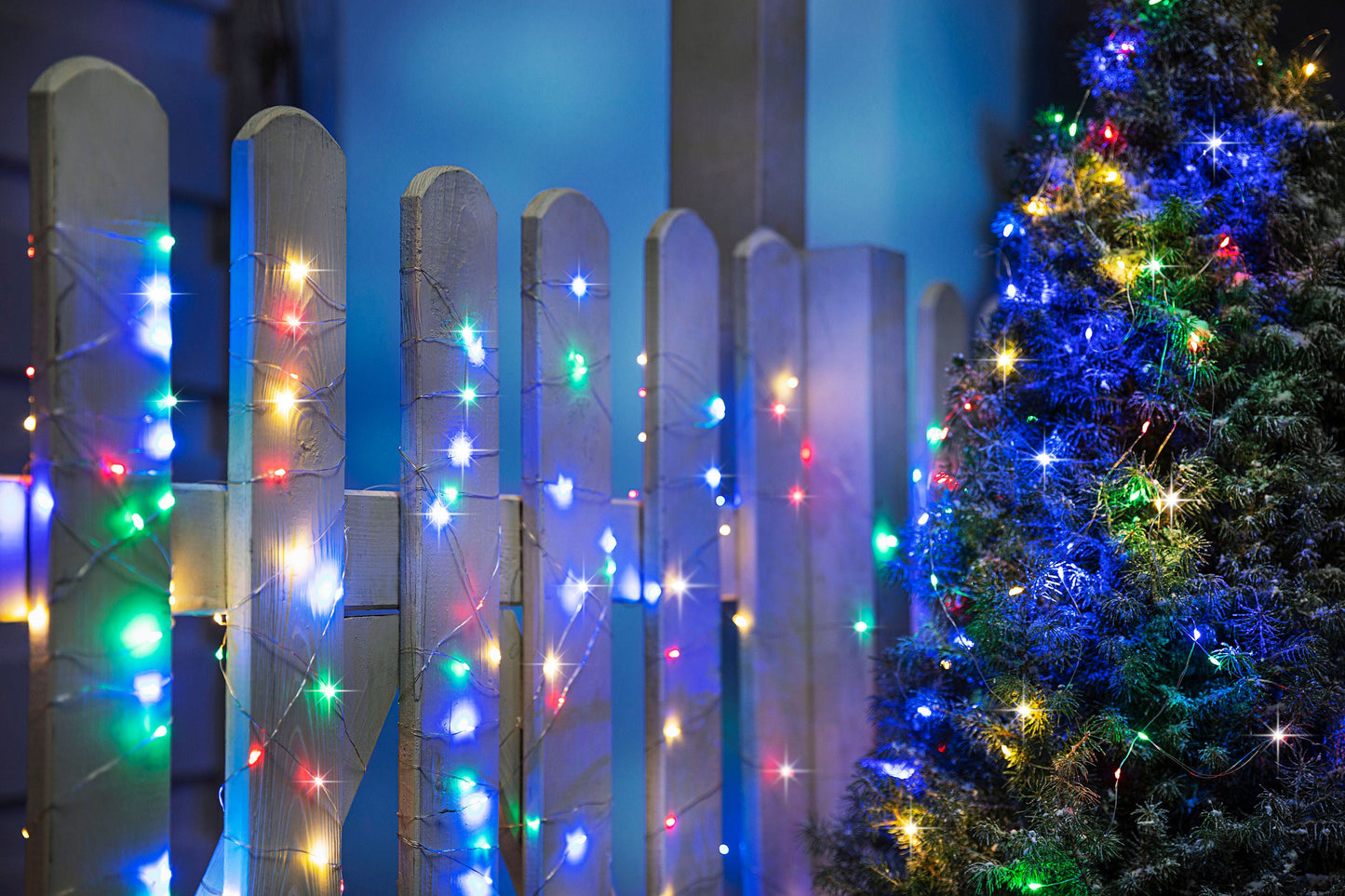 LED-Lichterkette "Pastel Garden" 10m, 100 LEDs, 8 Leuchtmodi