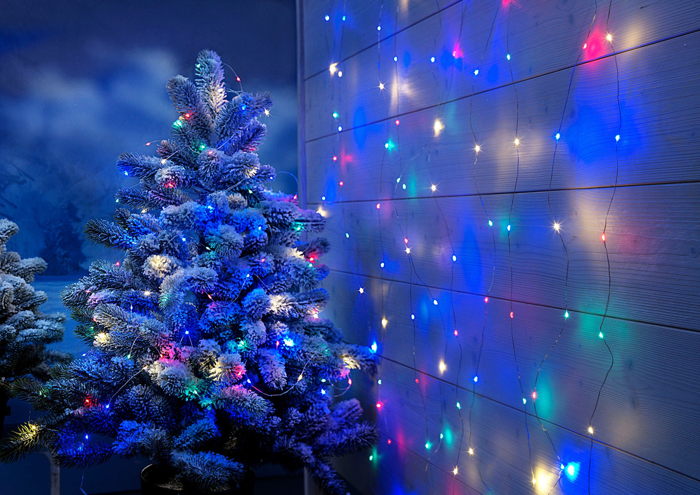 LED-Lichterkette "Pastel Garden" 10m, 100 LEDs, 8 Leuchtmodi