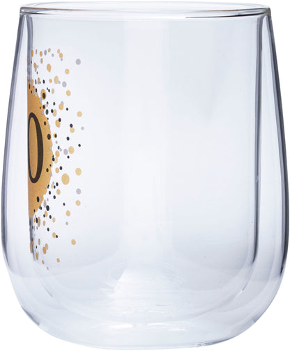 Doppelwandiges Glas (Typ: 80. Geburtstag)