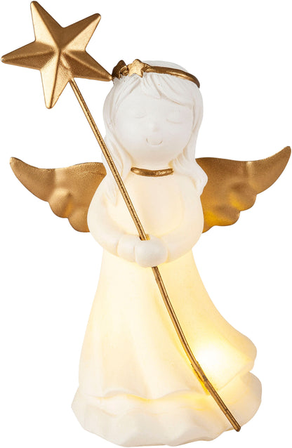 Geschenkset LED-Engel "Marie" mit Grusskarte