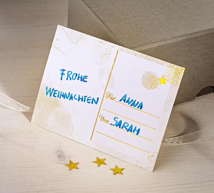 Geschenkset LED-Engel "Marie" mit Grusskarte
