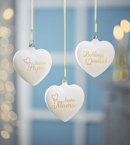 Dekohänger "Herz" (Botschaft: Lieblingsmensch)