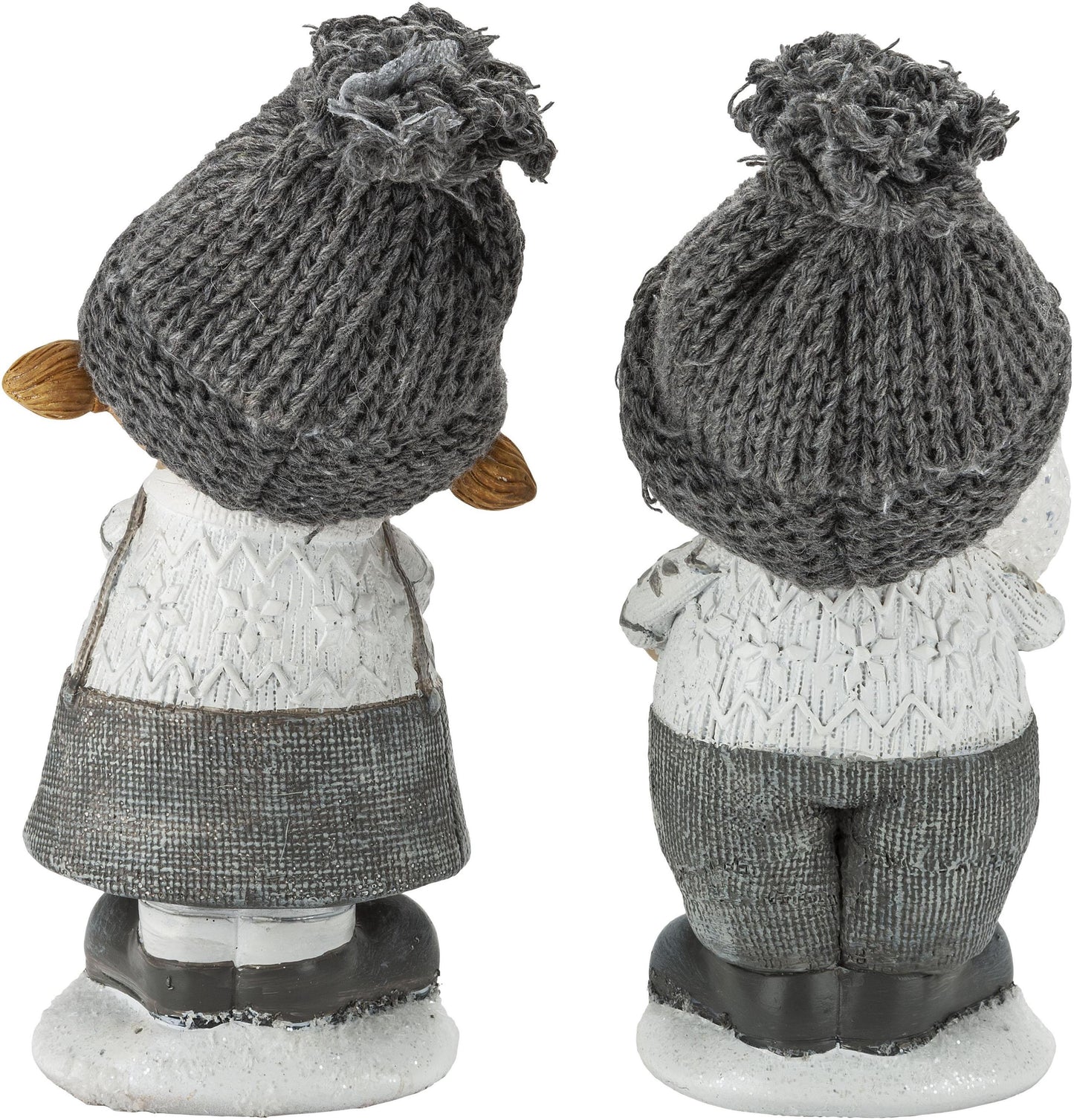 LED-Dekofiguren "Franz und Lea" 2er-Set