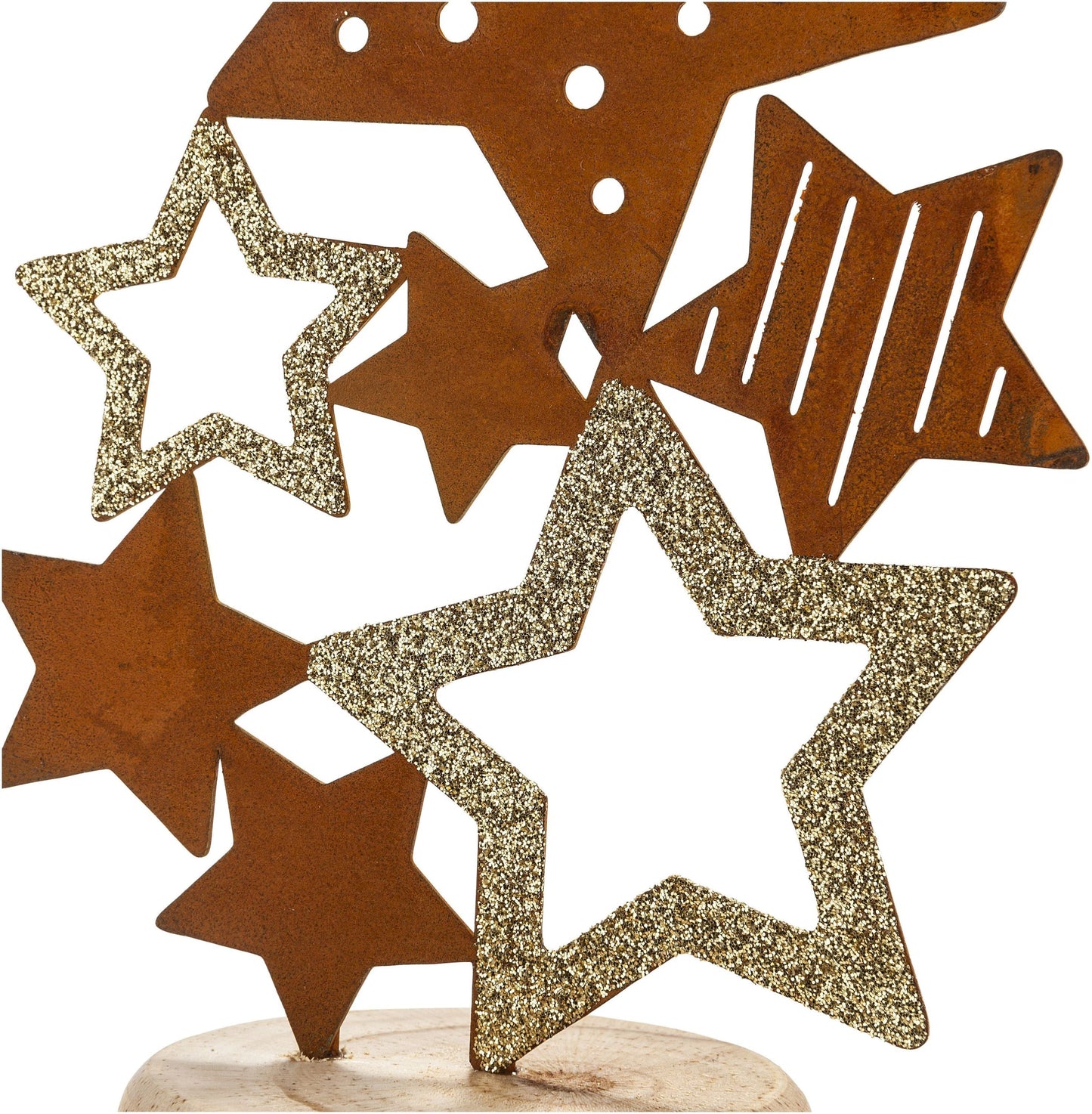 Deko-Objekt "Rusty Stars" 3er-Set