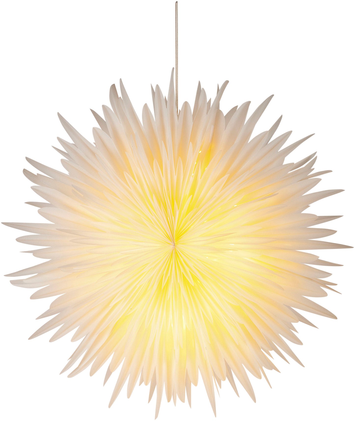 LED-Hängedeko "Dahlia" 60 cm (Farbe: weiss)