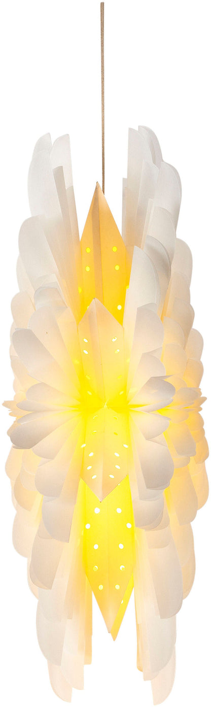 LED-Hängedeko "Dahlia" 60 cm (Farbe: weiss)