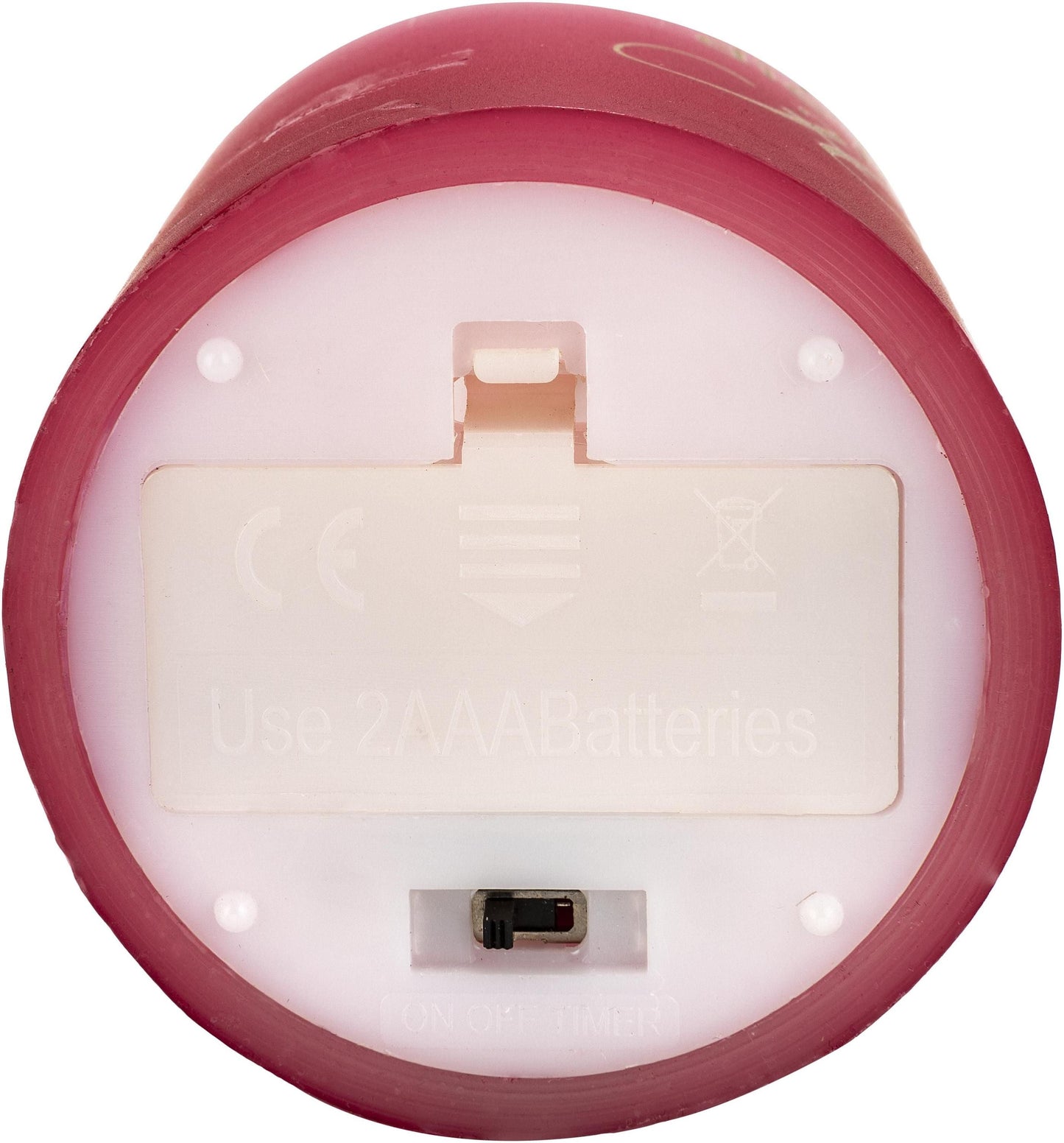 Geschenkset LED-Echtwachskerze "Herz"