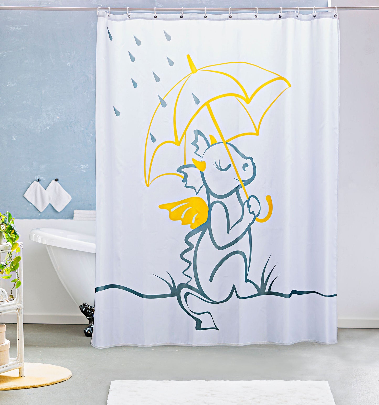 Duschvorhang "Drache"