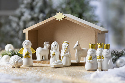 Deko-Krippe modern, 11tlg.