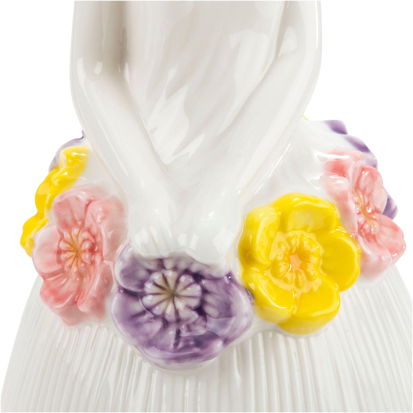 LED-Porzellanfigur "Blütenmädchen" 2er-Set