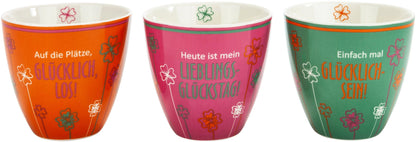Becher "Kleeblatt" 3er-Set