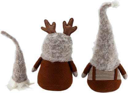 LED-Dekofiguren Wichtel 'Finn, Faxe & Flake', 3er Set