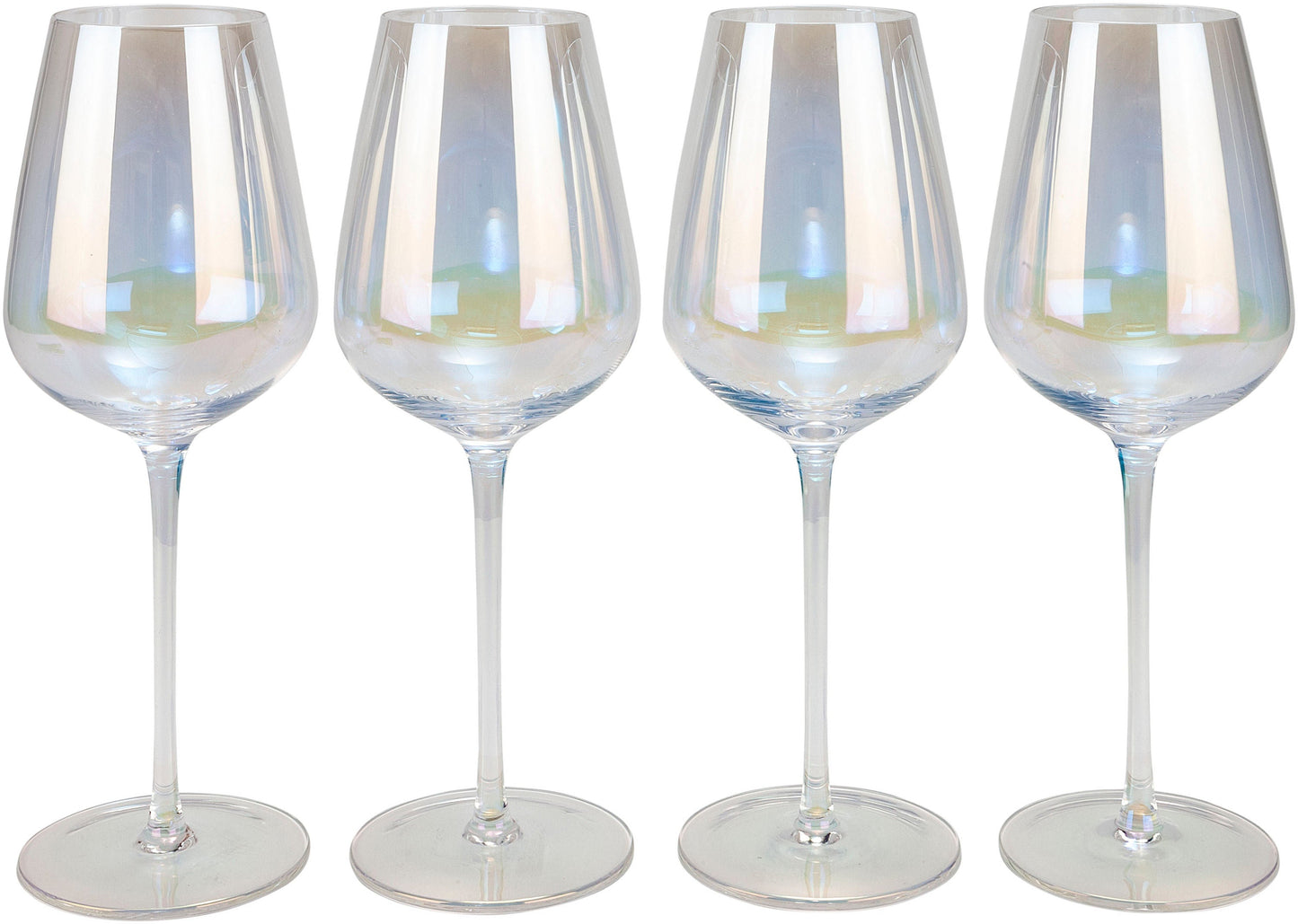 Weingläser 4er-Set, irisierend