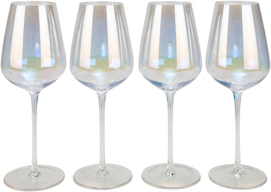 Weingläser 4er-Set, irisierend