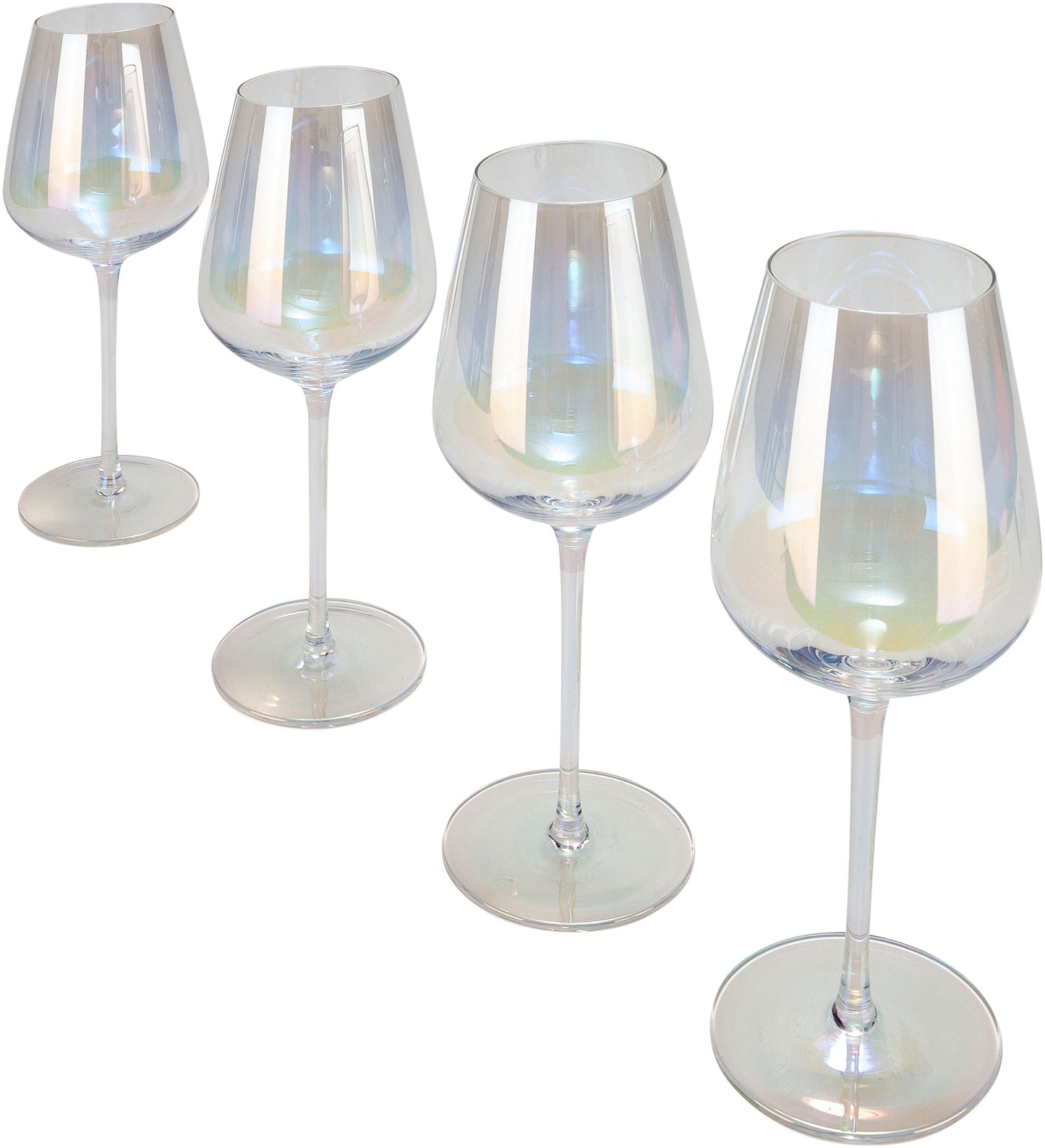 Weingläser 4er-Set, irisierend