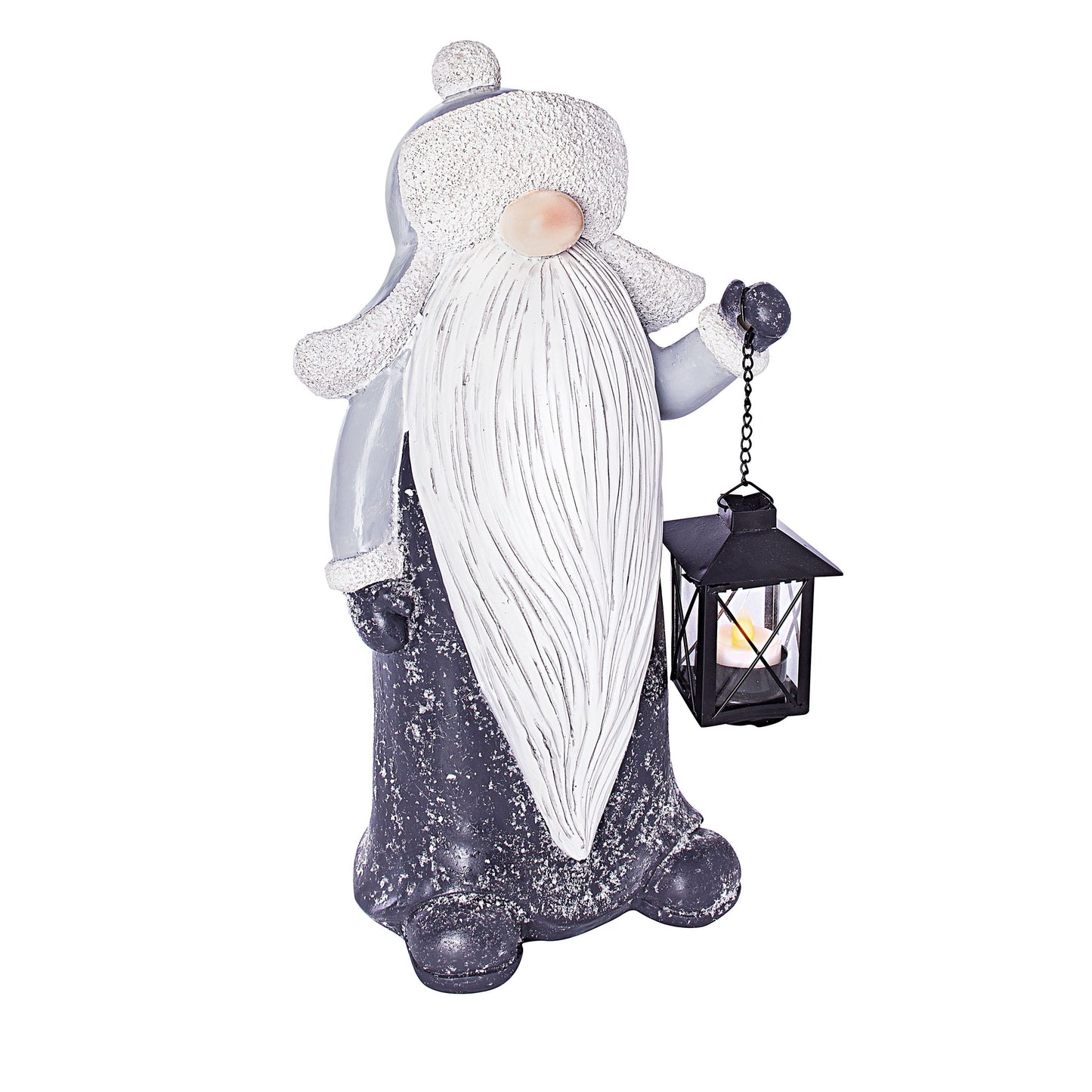 Deko-Figur Wichtel "Gnomo" mit Laterne