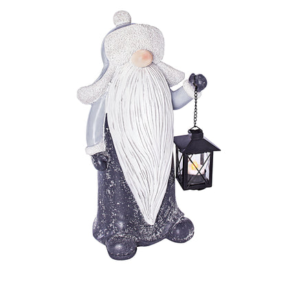 Deko-Figur Wichtel "Gnomo" mit Laterne