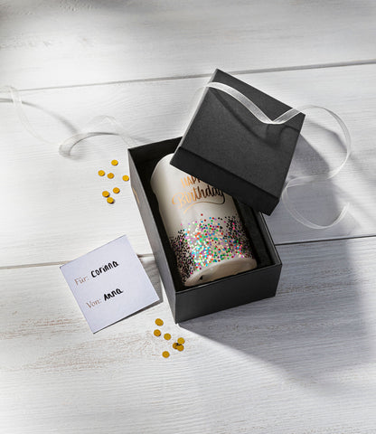 Geschenkset LED-Kerze "Konfetti"