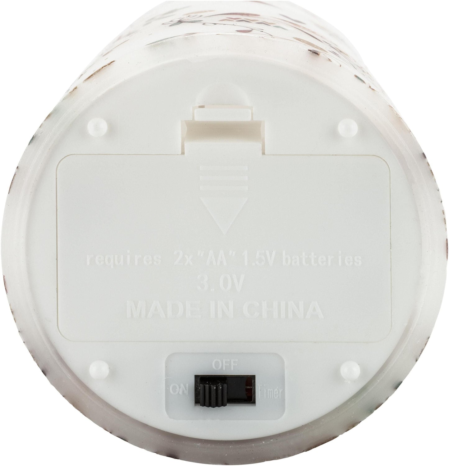 LED-Echtwachskerzen "Pusteblume" 3er-Set