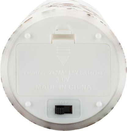 LED-Echtwachskerzen "Pusteblume" 3er-Set