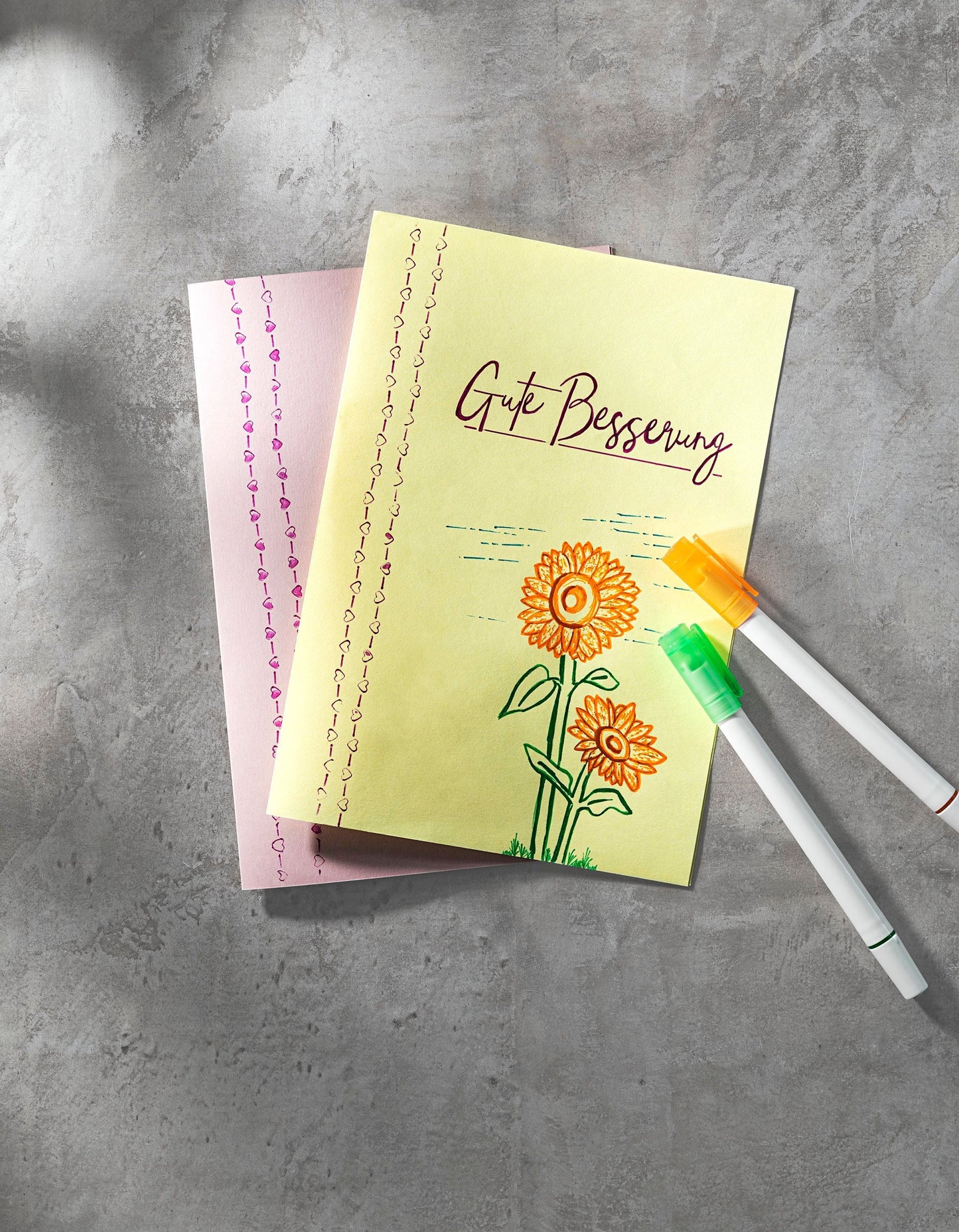 Textmarker Curve 8er-Set, Doppelspitze mit Rollstempel