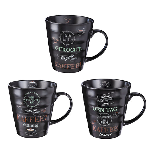 Tassen "Coffeetime" 3er-Set