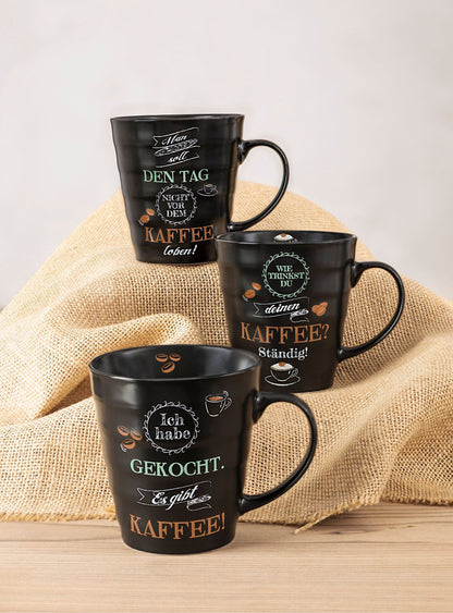 Tassen "Coffeetime" 3er-Set