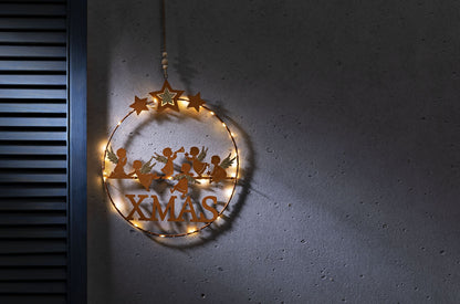 LED-Metallring "Engelkinder"