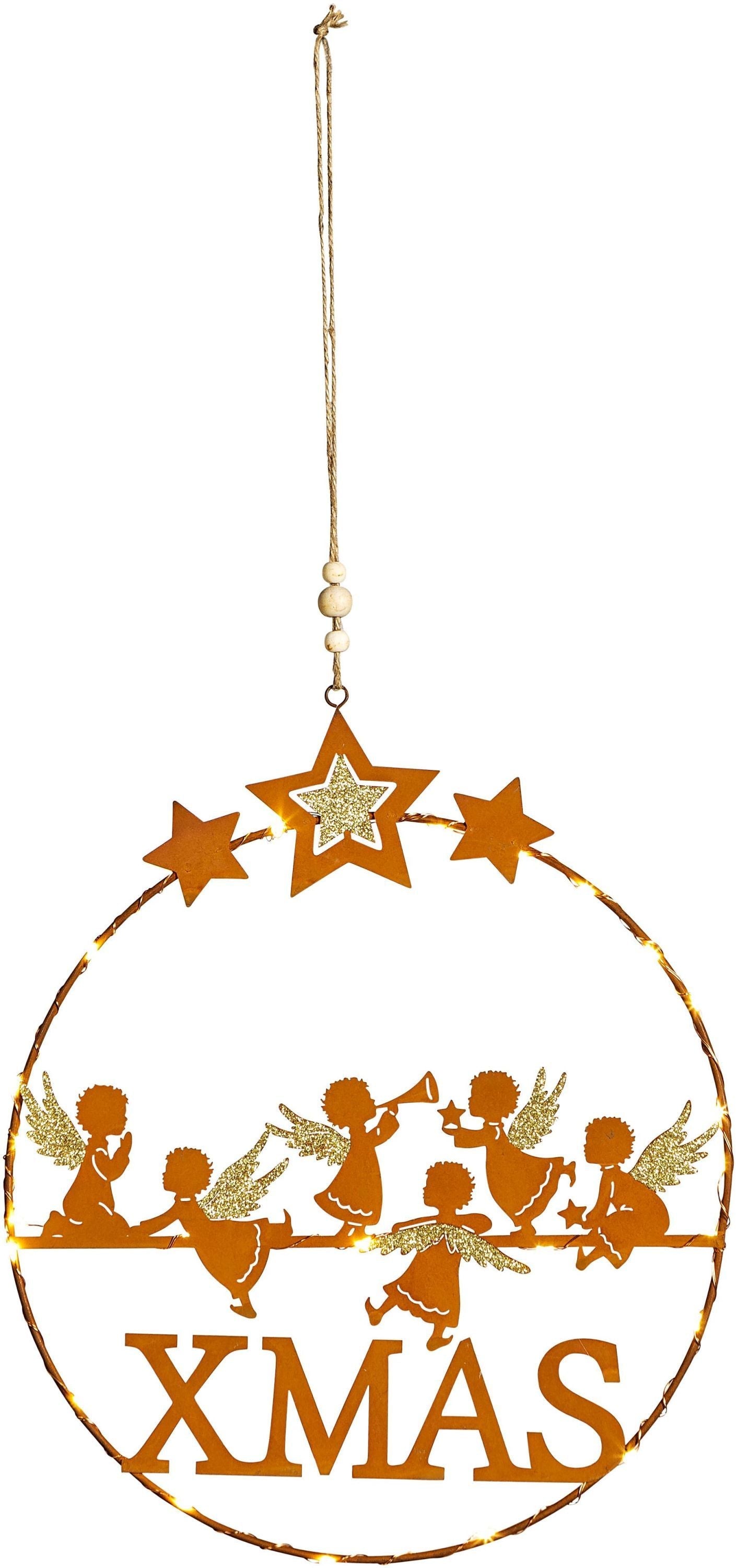 LED-Metallring "Engelkinder"