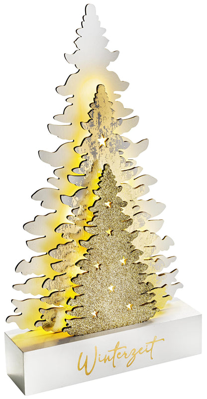 LED-Tanne "Wintergold" 30 cm