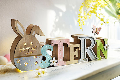 LED-Schriftzug "Osterhase"