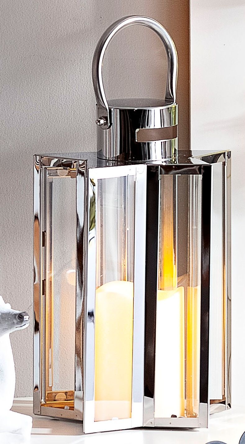 Laterne "Star" mit LED-Kerze