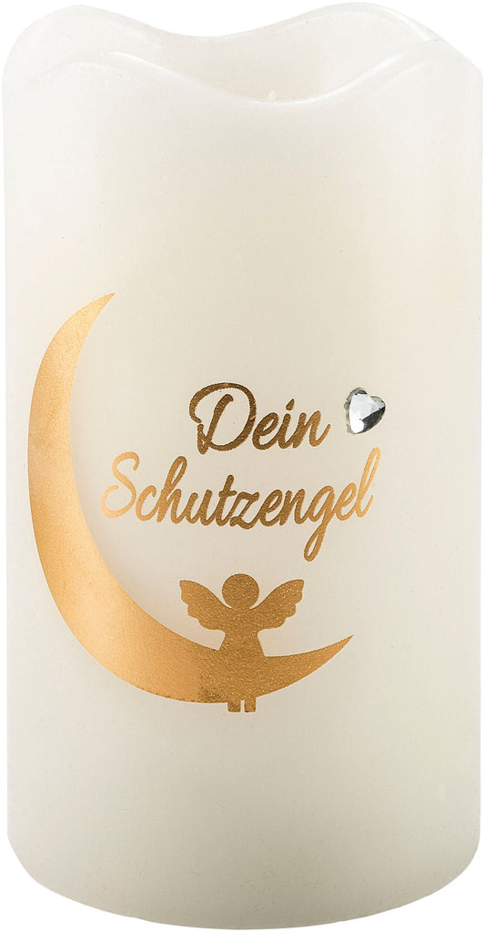 Geschenkset LED-Echtwachskerze "Dein Schutzengel"