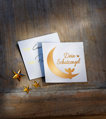 Geschenkset LED-Echtwachskerze "Dein Schutzengel"