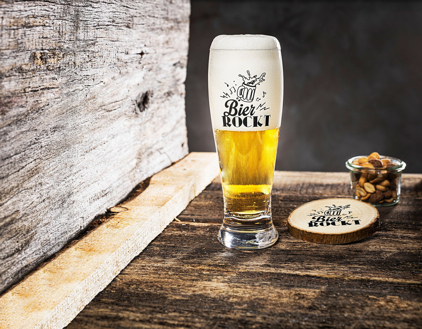 3-teiliges Geschenkset "Bier rockt"