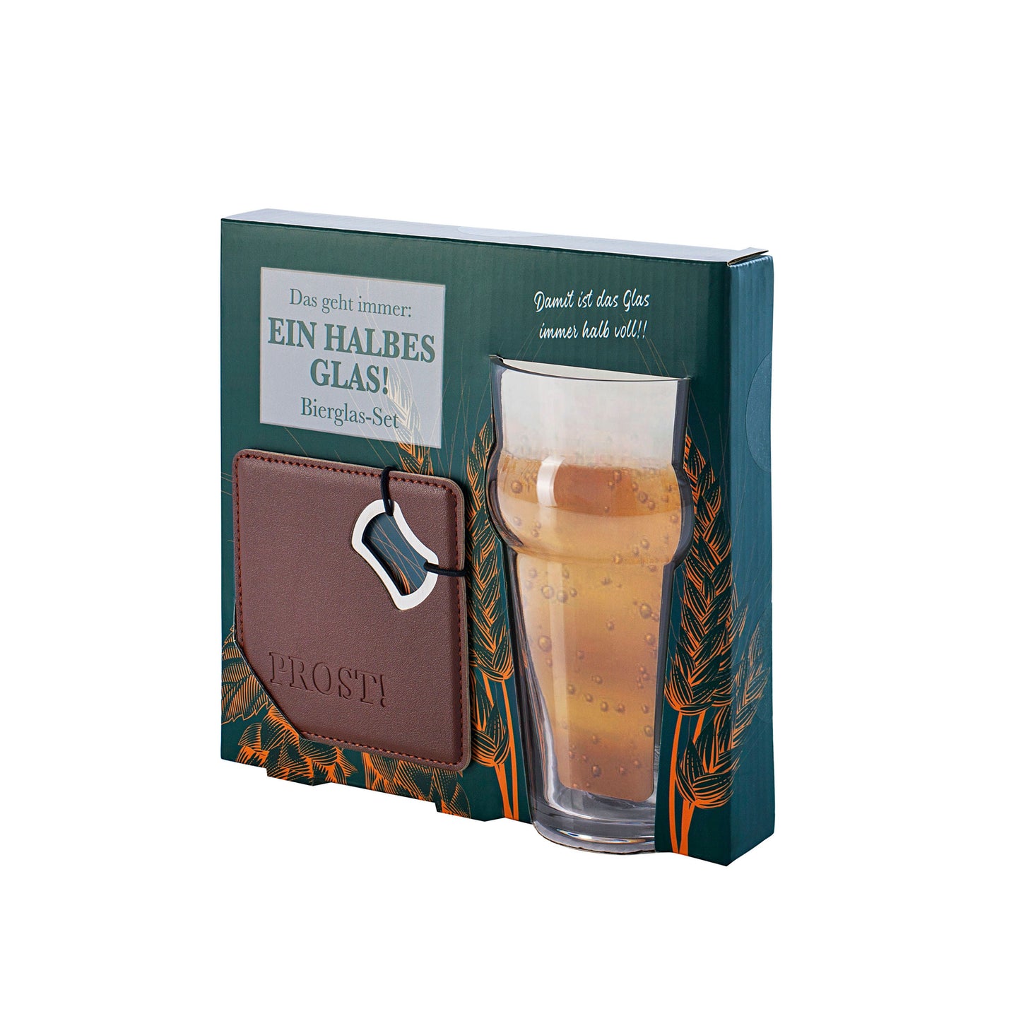 Geschenkset  "Bier" mit Untersetzer