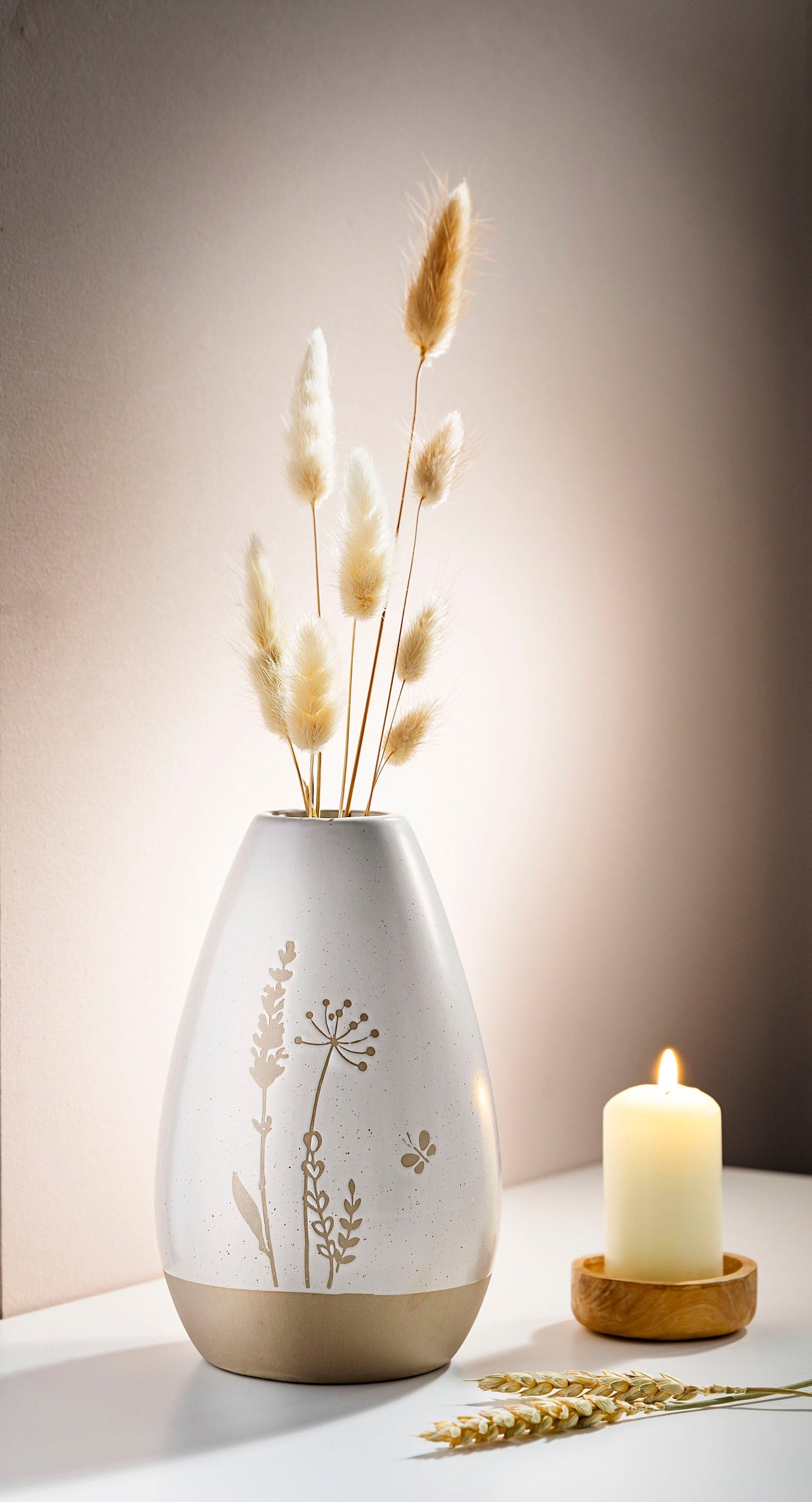 Vase "Natura" aus Porzellan