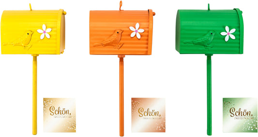 Geldgeschenk "Briefkasten" mit Karte, 3er-Set