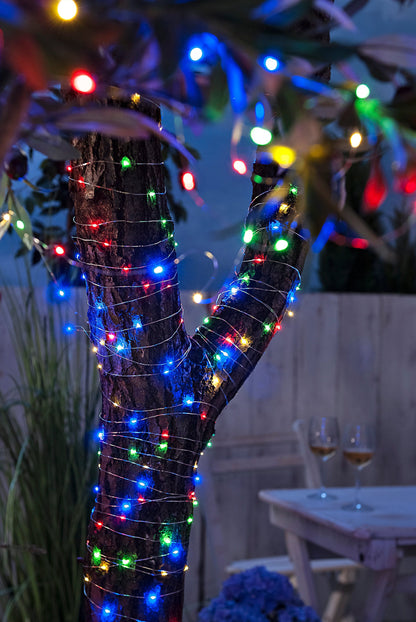 Sparset Solar-Lichterkette "Colori Garden" (Länge: 10m, 2er-Set)