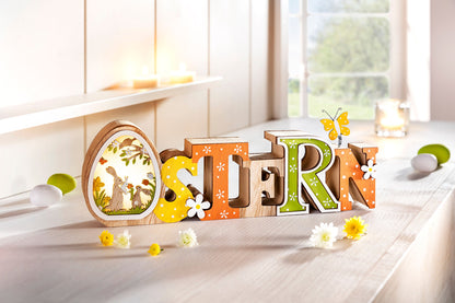 LED-Dekoschriftzug "Ostern"