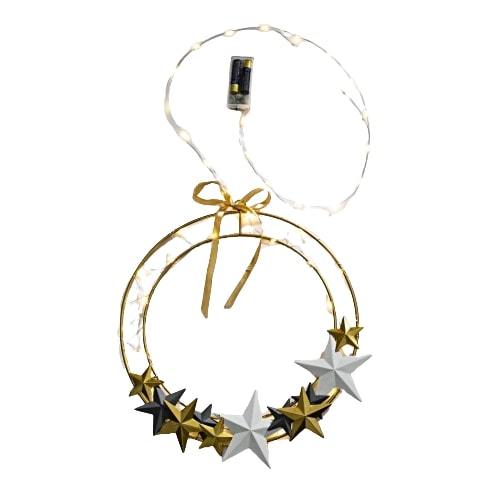 LED-Metallring "Stars" 30 cm