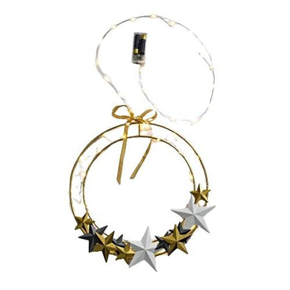 LED-Metallring "Stars" 30 cm